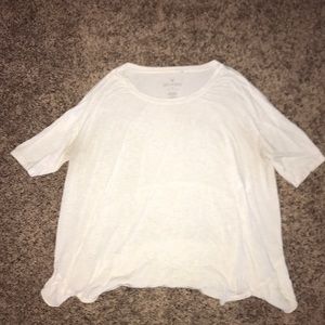 white/cream Tee from AE. size L